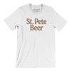 St. Pete Beer Men/Unisex T-Shirt-White-Allegiant Goods Co. Vintage Sports Apparel