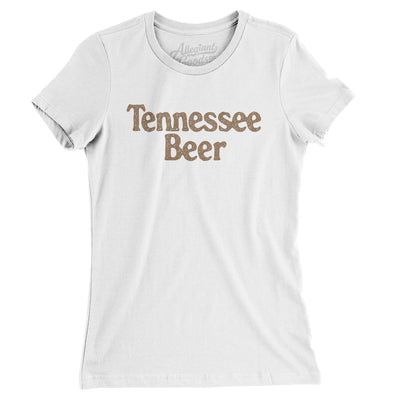 Tennessee Beer Women's T-Shirt-White-Allegiant Goods Co. Vintage Sports Apparel