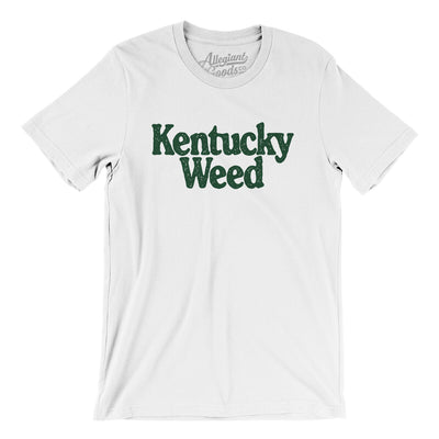 Kentucky Weed Men/Unisex T-Shirt-White-Allegiant Goods Co. Vintage Sports Apparel