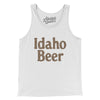 Idaho Beer Men/Unisex Tank Top-White-Allegiant Goods Co. Vintage Sports Apparel