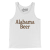 Alabama Beer Men/Unisex Tank Top-White-Allegiant Goods Co. Vintage Sports Apparel