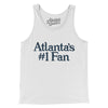 Atlanta's Number 1 Fan Men/Unisex Tank Top-White-Allegiant Goods Co. Vintage Sports Apparel