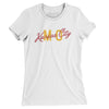 Kansas City Mo Overprinted Women's T-Shirt-White-Allegiant Goods Co. Vintage Sports Apparel