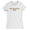 New Hampshire Beer Women's T-Shirt-White-Allegiant Goods Co. Vintage Sports Apparel