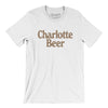 Charlotte Beer Men/Unisex T-Shirt-White-Allegiant Goods Co. Vintage Sports Apparel