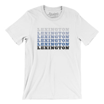 Lexington Repeat Men/Unisex T-Shirt-White-Allegiant Goods Co. Vintage Sports Apparel