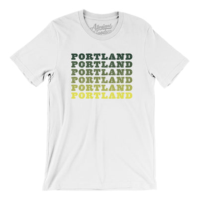 Portland Repeat Men/Unisex T-Shirt-White-Allegiant Goods Co. Vintage Sports Apparel