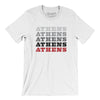 Athens Repeat Men/Unisex T-Shirt-White-Allegiant Goods Co. Vintage Sports Apparel