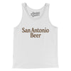 San Antonio Beer Men/Unisex Tank Top-White-Allegiant Goods Co. Vintage Sports Apparel