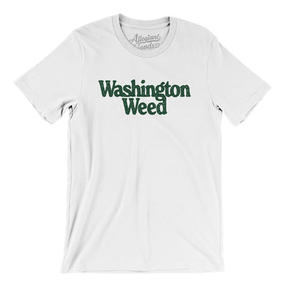 Washington Weed Men/Unisex T-Shirt-White-Allegiant Goods Co. Vintage Sports Apparel