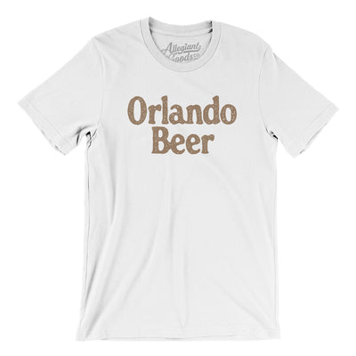 Orlando Beer Men/Unisex T-Shirt-White-Allegiant Goods Co. Vintage Sports Apparel