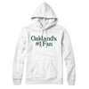 Oakland's Number 1 Fan Hoodie-White-Allegiant Goods Co. Vintage Sports Apparel