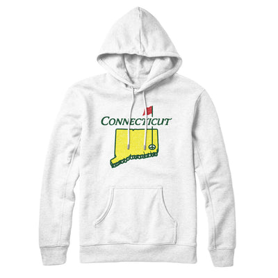 Connecticut Golf Hoodie-White-Allegiant Goods Co. Vintage Sports Apparel