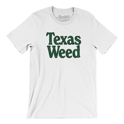 Texas Weed Men/Unisex T-Shirt-White-Allegiant Goods Co. Vintage Sports Apparel