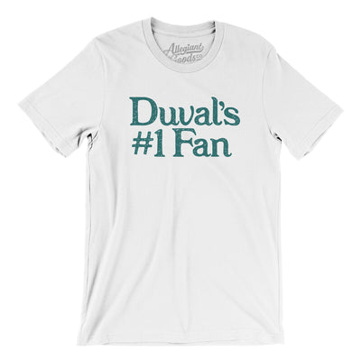 Duval's Number 1 Fan Men/Unisex T-Shirt-White-Allegiant Goods Co. Vintage Sports Apparel