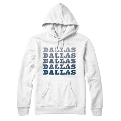 Dallas Repeat Hoodie-White-Allegiant Goods Co. Vintage Sports Apparel