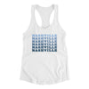 Nashville Repeat Women's Racerback Tank-White-Allegiant Goods Co. Vintage Sports Apparel