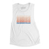 Gainesville Repeat Women's Flowey Scoopneck Muscle Tank-White-Allegiant Goods Co. Vintage Sports Apparel