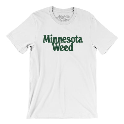 Minnesota Weed Men/Unisex T-Shirt-White-Allegiant Goods Co. Vintage Sports Apparel