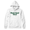 Rhode Island Weed Hoodie-White-Allegiant Goods Co. Vintage Sports Apparel