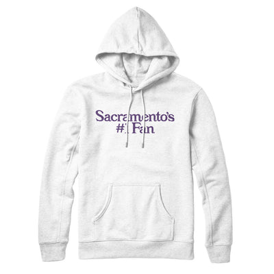 Sacramento's Number 1 Fan Hoodie-White-Allegiant Goods Co. Vintage Sports Apparel