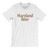 Maryland Beer Men/Unisex T-Shirt-White-Allegiant Goods Co. Vintage Sports Apparel