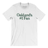 Oakland's Number 1 Fan Men/Unisex T-Shirt-White-Allegiant Goods Co. Vintage Sports Apparel