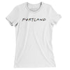 Portland Friends Women's T-Shirt-White-Allegiant Goods Co. Vintage Sports Apparel