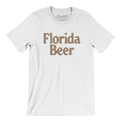 Florida Beer Men/Unisex T-Shirt-White-Allegiant Goods Co. Vintage Sports Apparel