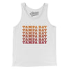 Tampa Bay Repeat Men/Unisex Tank Top-White-Allegiant Goods Co. Vintage Sports Apparel