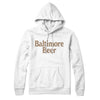 Baltimore Beer Hoodie-White-Allegiant Goods Co. Vintage Sports Apparel