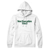 New Hampshire Weed Hoodie-White-Allegiant Goods Co. Vintage Sports Apparel