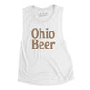 Ohio Beer Women's Flowey Scoopneck Muscle Tank-White-Allegiant Goods Co. Vintage Sports Apparel