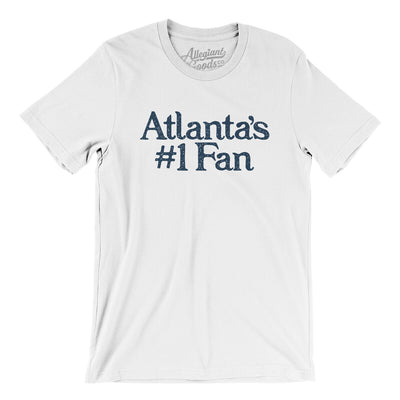 Atlanta's Number 1 Fan Men/Unisex T-Shirt-White-Allegiant Goods Co. Vintage Sports Apparel