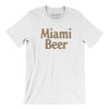 Miami Beer Men/Unisex T-Shirt-White-Allegiant Goods Co. Vintage Sports Apparel