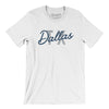 Dallas Tx Overprinted Men/Unisex T-Shirt-White-Allegiant Goods Co. Vintage Sports Apparel