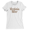 Virginia Beer Women's T-Shirt-White-Allegiant Goods Co. Vintage Sports Apparel