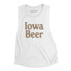 Iowa Beer Women's Flowey Scoopneck Muscle Tank-White-Allegiant Goods Co. Vintage Sports Apparel