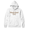 Rhode Island Beer Hoodie-White-Allegiant Goods Co. Vintage Sports Apparel