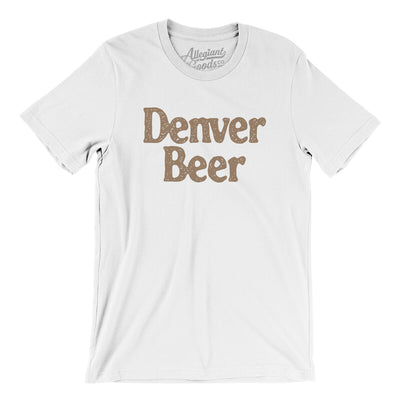 Denver Beer Men/Unisex T-Shirt-White-Allegiant Goods Co. Vintage Sports Apparel