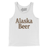 Alaska Beer Men/Unisex Tank Top-White-Allegiant Goods Co. Vintage Sports Apparel