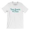 San Jose's Number 1 Fan Men/Unisex T-Shirt-White-Allegiant Goods Co. Vintage Sports Apparel