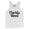 Florida Weed Men/Unisex Tank Top-White-Allegiant Goods Co. Vintage Sports Apparel