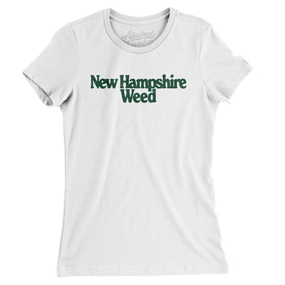 New Hampshire Weed Women's T-Shirt-White-Allegiant Goods Co. Vintage Sports Apparel