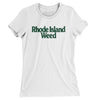 Rhode Island Weed Women's T-Shirt-White-Allegiant Goods Co. Vintage Sports Apparel