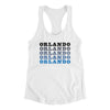 Orlando Repeat Women's Racerback Tank-White-Allegiant Goods Co. Vintage Sports Apparel