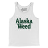 Alaska Weed Men/Unisex Tank Top-White-Allegiant Goods Co. Vintage Sports Apparel