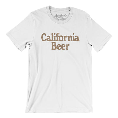 California Beer Men/Unisex T-Shirt-White-Allegiant Goods Co. Vintage Sports Apparel