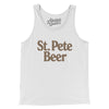 St. Pete Beer Men/Unisex Tank Top-White-Allegiant Goods Co. Vintage Sports Apparel