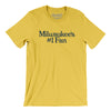 Milwaukee's Number 1 Fan Men/Unisex T-Shirt-Yellow-Allegiant Goods Co. Vintage Sports Apparel